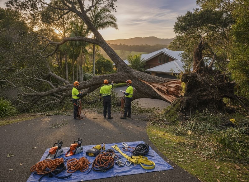Emergency Tree Removal performed by Werribee Arborist in the Werribee